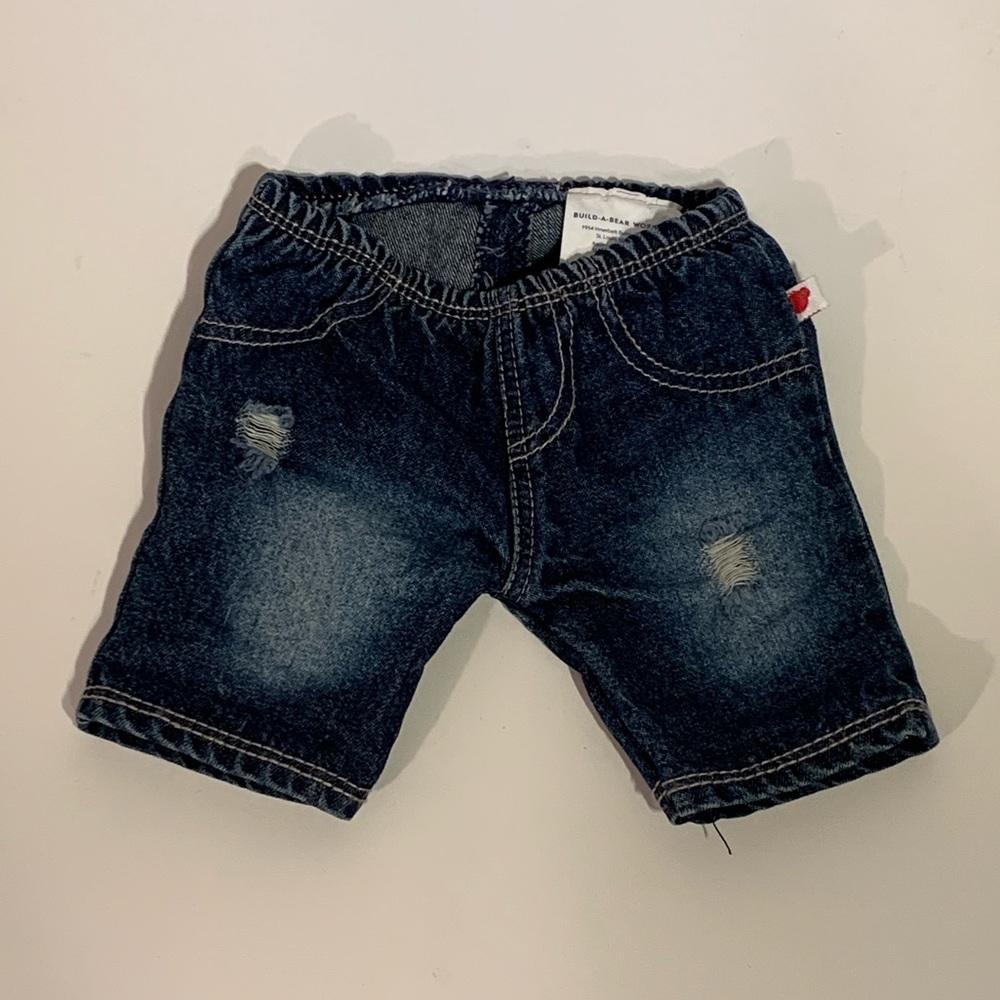 👖 [4/$25] BUILD-A-BEAR DISTRESSED JEANS ACCESSORY FOR BEAR STUFFED PLUSH TOY 👖